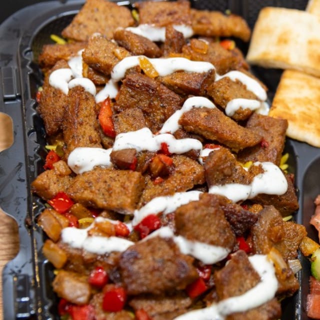 Lamb Over Fries.